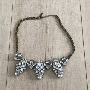 Dramatic crystal statement necklace